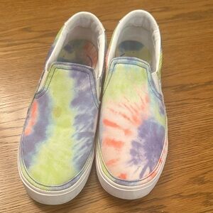 Colorful Tie-Dye Nike Shoes